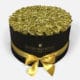 Luxurious Golden Roses - Round Box