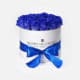 Blue Roses in a Small Round Box