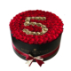 red rose number flower arrangement