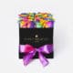 Send Rainbow Flowers Online Dubai "Candy Crush" in Square Black Rose Box