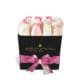 Pink & White roses in a box - Flower delivery Dubai