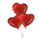 Red Heart Balloons Bouquet