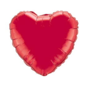 Red Heart Foil Balloon