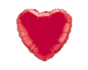 Red Heart Foil Balloon