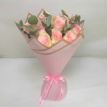 Pink Roses Sweet Caress Bouquet