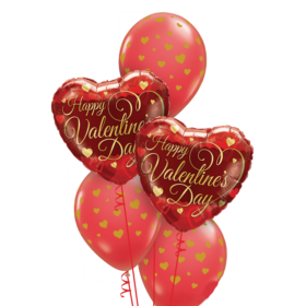 Happy Valentines Day Balloon Bouquet