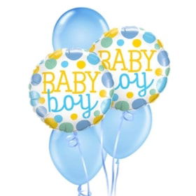 Baby Boy Balloon Bouquet