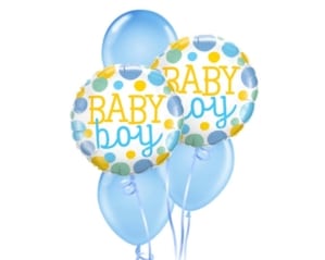 Baby Boy Balloon Bouquet