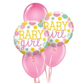 Baby Girl Balloon Bouquet