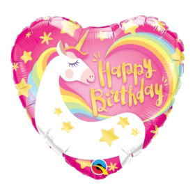 Magical Unicorn Happy Birthday Balloon