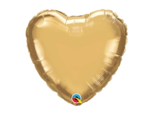 Gold Heart Foil Balloon