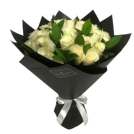 30 White Roses