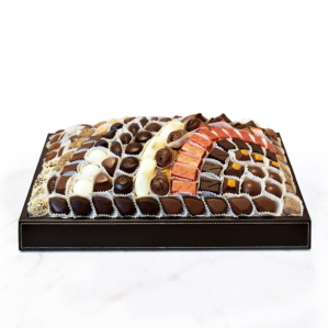 Neuhaus Chocolates Leather Tray Front