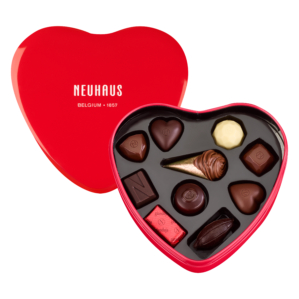 Neuhaus Chocolates Red Heart Metal Box