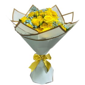 Yellow Spray Roses Luscious Lemon Bouquet