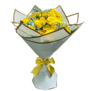 Yellow Spray Roses Luscious Lemon Bouquet