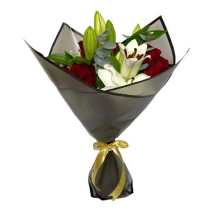 White Lilies & Red Roses in 'Love Note'