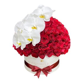 Red Roses Hollywood Globe Royal Medium Box