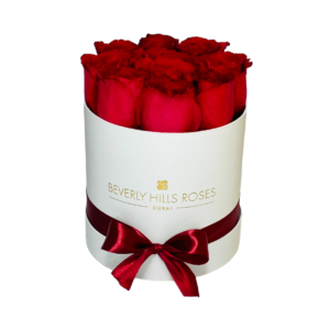 Red Roses Mini White Box