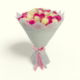 Pink White Rose Bouquet