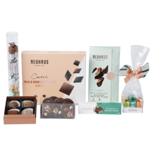 Neuhaus Chocolates Ramadan Gift Basket Medium Open